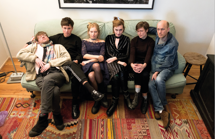 Die aktuellen Stipendiaten (v.l.) Paul Sochacki, Paul Spengemann, Nicola Gördes & Stella Rossié, Anna Grath, Michael Kleine